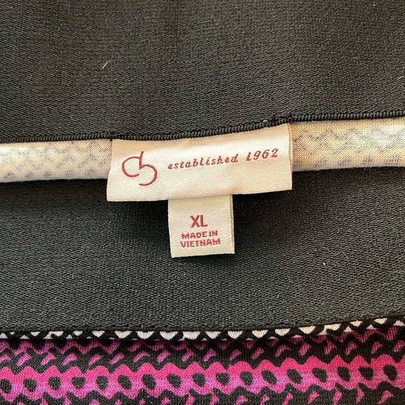 DressBarn Purple & Pink Striped Skirt, Size XL - Picture 3 of 3